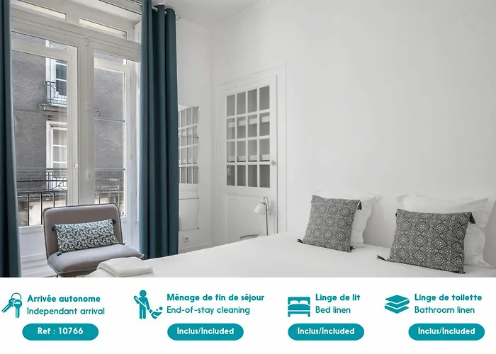 Apartamento Chaleureux Proche De La Place Graslin Nantes